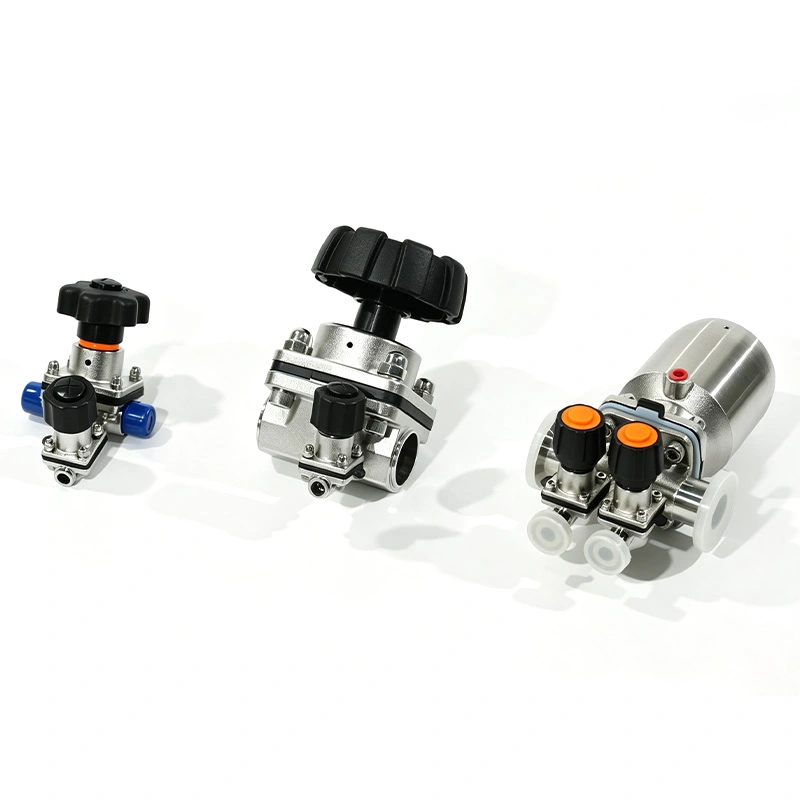 Sanitary GMP two-way diaphragm valve with Access Port