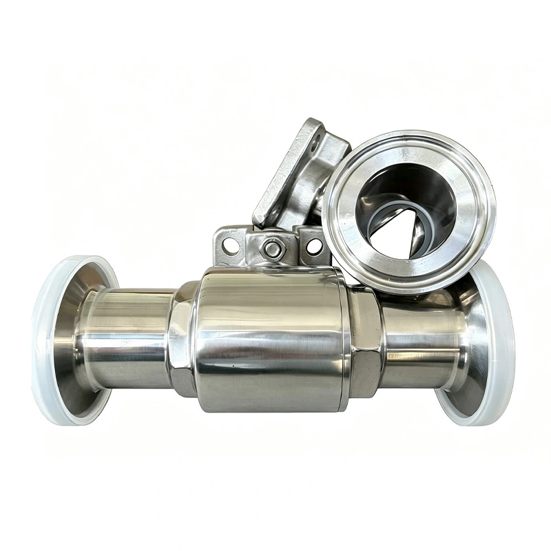 Sanitary Manual 30° 45° 60° V-Port Ball Valve