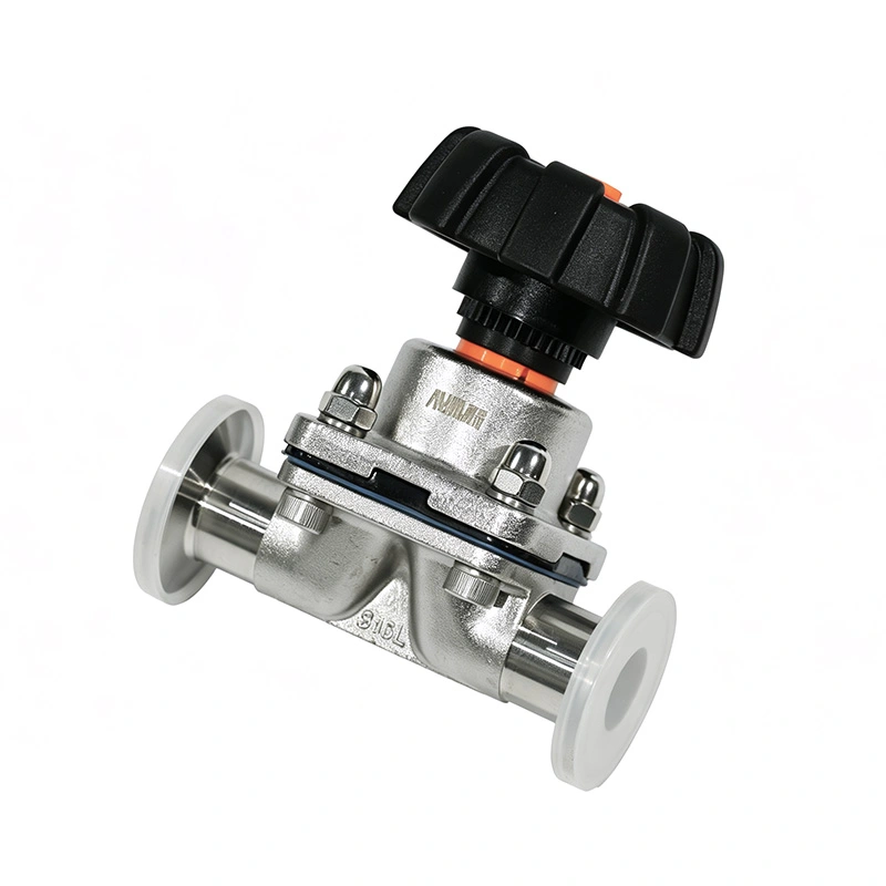 Sanitary Manual Pneumatic Actuated Diaphragm Valve